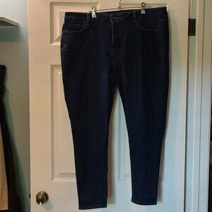 Lane Bryant Skinny 20S Blue Jeans Denim Excellent Condition